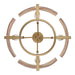 Golden - 3164-4SF BCB-AWG - Four Light Semi-Flush Mount - Aenon - Brushed Champagne Brass