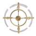 Golden - 3164-4SF BCB-HWG - Four Light Semi-Flush Mount - Aenon - Brushed Champagne Brass
