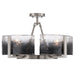 Golden - 3164-4SF PW-SWG - Four Light Semi-Flush Mount - Aenon - Pewter