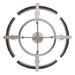 Golden - 3164-4SF PW-SWG - Four Light Semi-Flush Mount - Aenon - Pewter