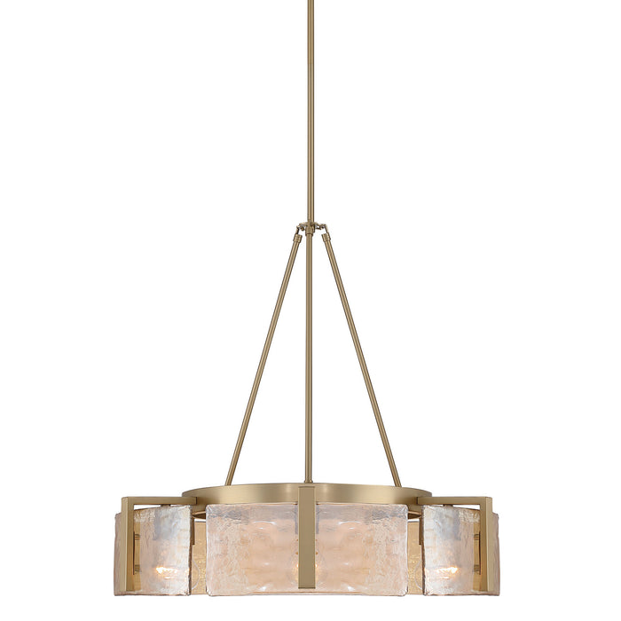 Golden - 3164-6 BCB-AWG - Six Light Chandelier - Aenon - Brushed Champagne Brass