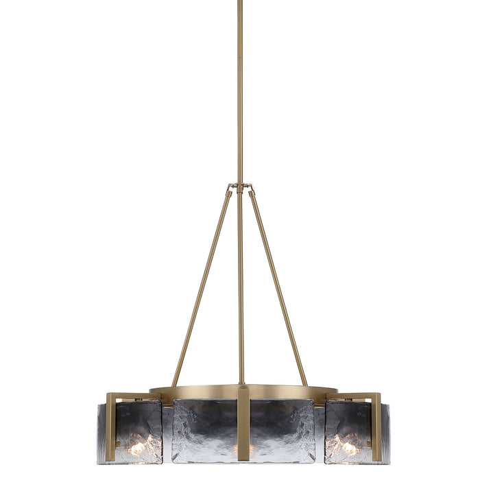 Golden - 3164-6 BCB-SWG - Six Light Chandelier - Aenon - Brushed Champagne Brass