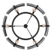 Golden - 3164-6 BLK-SWG - Six Light Chandelier - Aenon - Matte Black