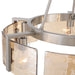 Golden - 3164-6 PW-AWG - Six Light Chandelier - Aenon - Pewter