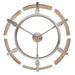 Golden - 3164-6SF PW-AWG - Six Light Semi-Flush Mount - Aenon - Pewter