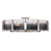 Golden - 3164-6SF PW-SWG - Six Light Semi-Flush Mount - Aenon - Pewter