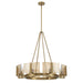 Golden - 3164-8 BCB-AWG - Eight Light Chandelier - Aenon - Brushed Champagne Brass