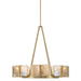 Golden - 3164-8 BCB-AWG - Eight Light Chandelier - Aenon - Brushed Champagne Brass
