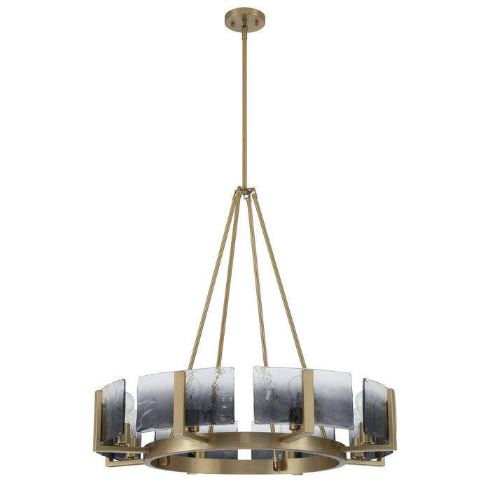 Golden - 3164-8 BCB-SWG - Eight Light Chandelier - Aenon - Brushed Champagne Brass