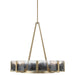 Golden - 3164-8 BCB-SWG - Eight Light Chandelier - Aenon - Brushed Champagne Brass