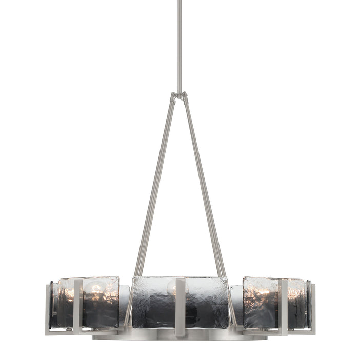 Golden - 3164-8 PW-SWG - Eight Light Chandelier - Aenon - Pewter