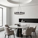 Golden - 3164-8 PW-SWG - Eight Light Chandelier - Aenon - Pewter