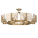 Golden - 3164-8SF BCB-AWG - Eight Light Semi-Flush Mount - Aenon - Brushed Champagne Brass