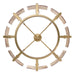 Golden - 3164-8SF BCB-AWG - Eight Light Semi-Flush Mount - Aenon - Brushed Champagne Brass
