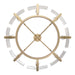 Golden - 3164-8SF BCB-HWG - Eight Light Semi-Flush Mount - Aenon - Brushed Champagne Brass