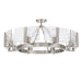 Golden - 3164-8SF PW-HWG - Eight Light Semi-Flush Mount - Aenon - Pewter