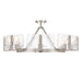 Golden - 3164-8SF PW-HWG - Eight Light Semi-Flush Mount - Aenon - Pewter
