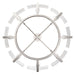 Golden - 3164-8SF PW-HWG - Eight Light Semi-Flush Mount - Aenon - Pewter