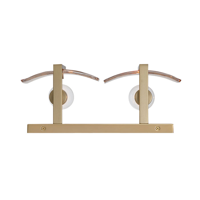 Golden - 3164-BA2 BCB-AWG - Two Light Vanity - Aenon - Brushed Champagne Brass