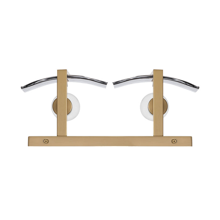 Golden - 3164-BA2 BCB-SWG - Two Light Vanity - Aenon - Brushed Champagne Brass