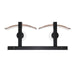 Golden - 3164-BA2 BLK-AWG - Two Light Vanity - Aenon - Matte Black