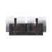 Golden - 3164-BA2 BLK-SWG - Two Light Vanity - Aenon - Matte Black