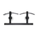 Golden - 3164-BA2 BLK-SWG - Two Light Vanity - Aenon - Matte Black