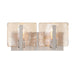 Golden - 3164-BA2 PW-AWG - Two Light Vanity - Aenon - Pewter