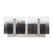 Golden - 3164-BA2 PW-SWG - Two Light Vanity - Aenon - Pewter