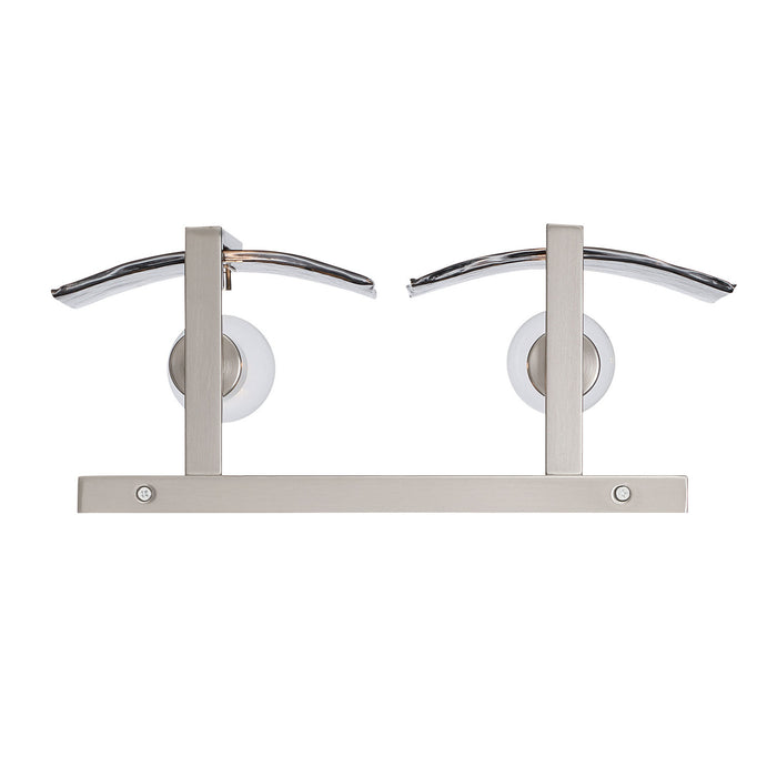 Golden - 3164-BA2 PW-SWG - Two Light Vanity - Aenon - Pewter