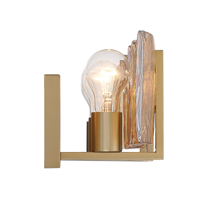 Golden - 3164-BA3 BCB-AWG - Three Light Vanity - Aenon - Brushed Champagne Brass
