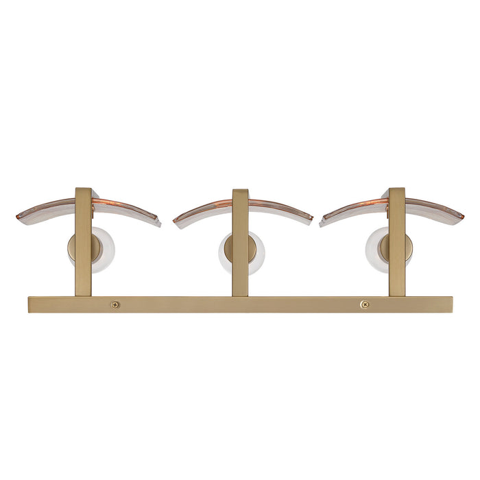 Golden - 3164-BA3 BCB-AWG - Three Light Vanity - Aenon - Brushed Champagne Brass
