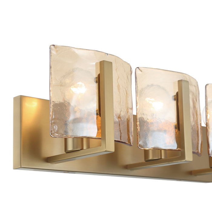 Golden - 3164-BA3 BCB-AWG - Three Light Vanity - Aenon - Brushed Champagne Brass