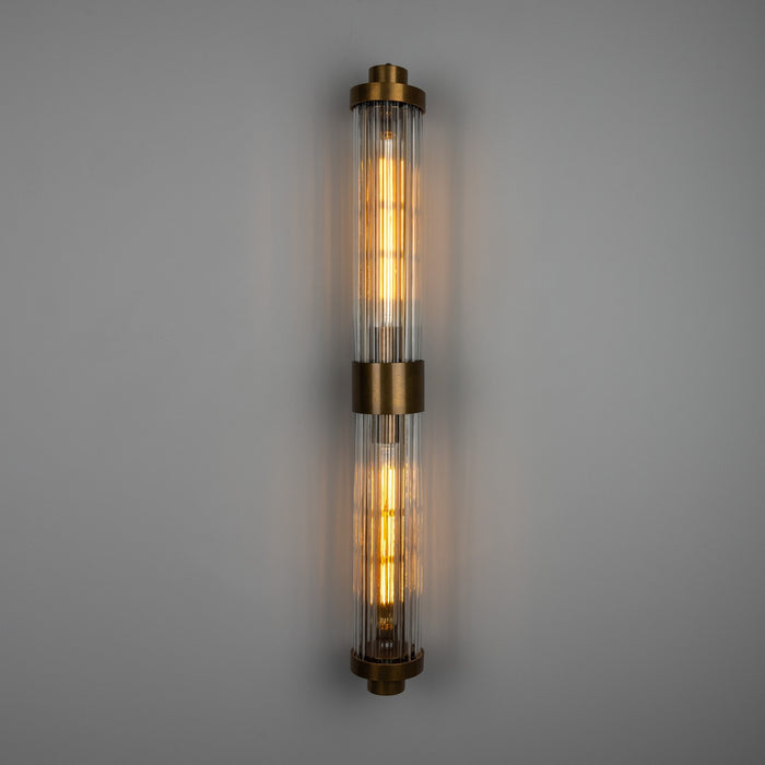 Mullan Lighting - MLBWL169ANTBRS - Two Light Wall Sconce - Louise - Antique Brass