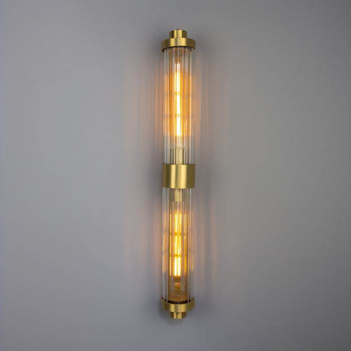 Mullan Lighting - MLBWL169SATBRS - Two Light Wall Sconce - Louise - Satin Brass