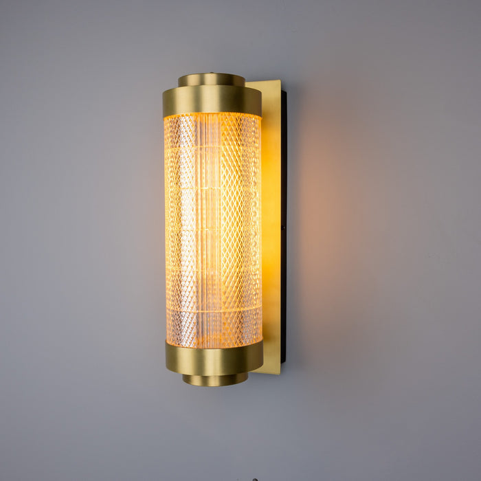 Mullan Lighting - MLWL530SATBRS - One Light Wall Sconce - Ashford - Satin Brass