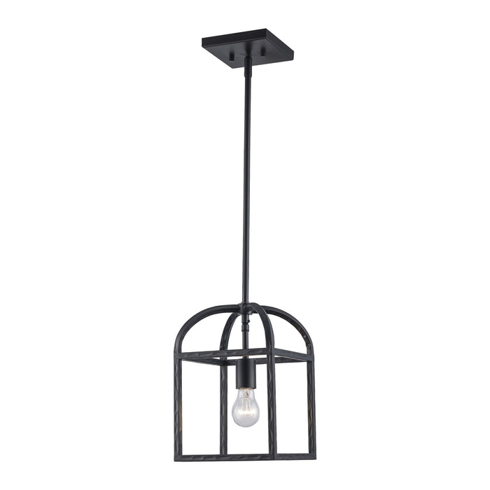 Trans Globe Imports - 11811 BK - One Light Pendant - Sabriel - Black