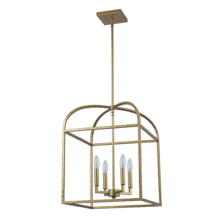 Trans Globe Imports - 11814 AG - Four Light Pendant - Sabriel - Antique Gold