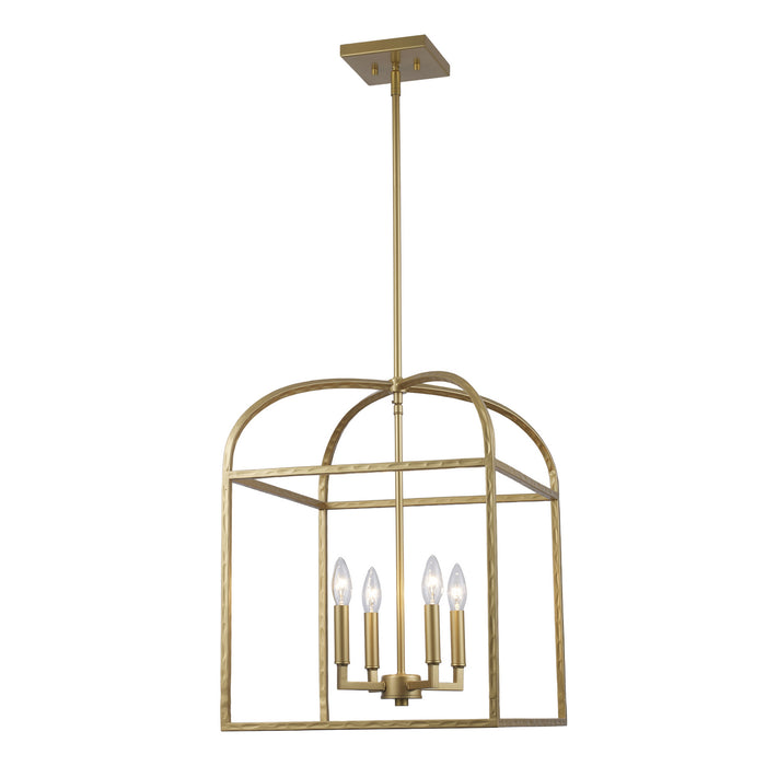 Trans Globe Imports - 11814 AG - Four Light Pendant - Sabriel - Antique Gold