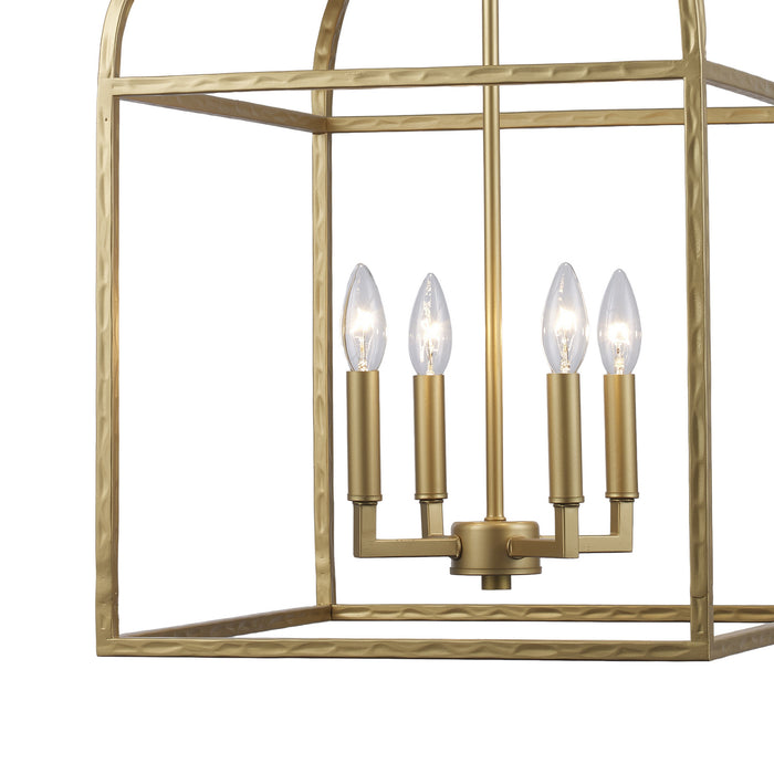 Trans Globe Imports - 11814 AG - Four Light Pendant - Sabriel - Antique Gold