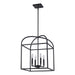 Trans Globe Imports - 11814 BK - Four Light Pendant - Sabriel - Black