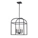 Trans Globe Imports - 11814 BK - Four Light Pendant - Sabriel - Black