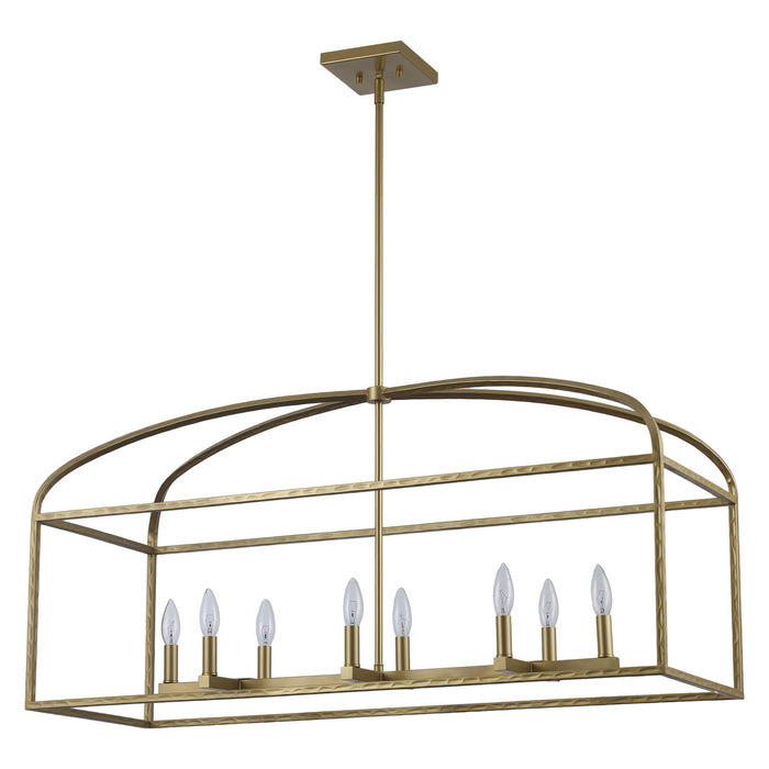 Trans Globe Imports - 11818 AG - Eight Light Pendant - Sabriel - Antique Gold