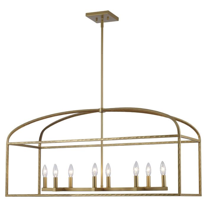 Trans Globe Imports - 11818 AG - Eight Light Pendant - Sabriel - Antique Gold