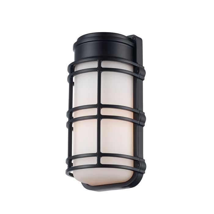 Trans Globe Imports - 51771 BK - One Light Outdoor Bulkhead Light - Wallace - Black