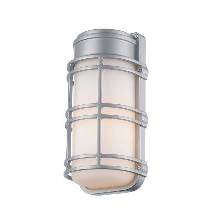 Trans Globe Imports - 51771 SL - One Light Outdoor Bulkhead Light - Wallace - Silver