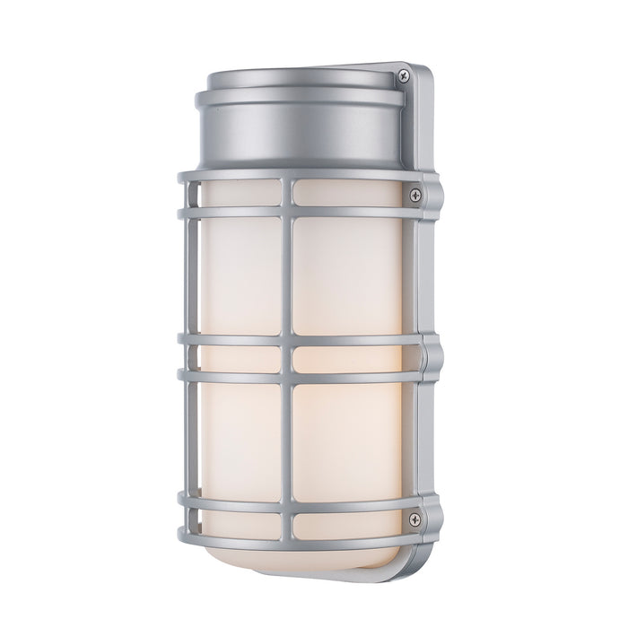 Trans Globe Imports - 51771 SL - One Light Outdoor Bulkhead Light - Wallace - Silver