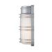 Trans Globe Imports - 51771 SL - One Light Outdoor Bulkhead Light - Wallace - Silver