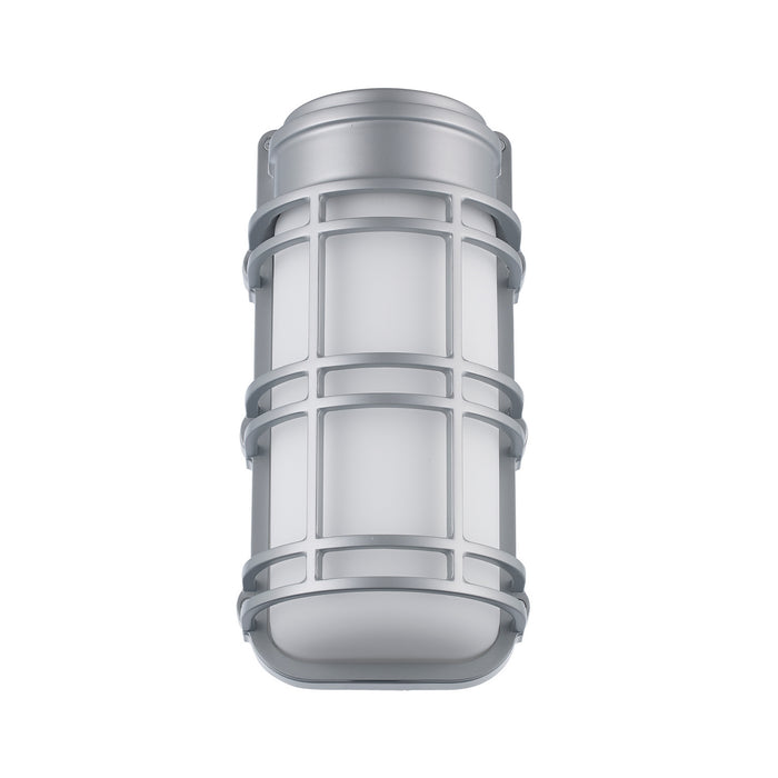 Trans Globe Imports - 51771 SL - One Light Outdoor Bulkhead Light - Wallace - Silver
