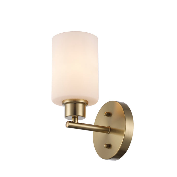 Trans Globe Imports - 72021 AG-FR - One Light Wall Sconce - Kai - Antique Gold / Frosted